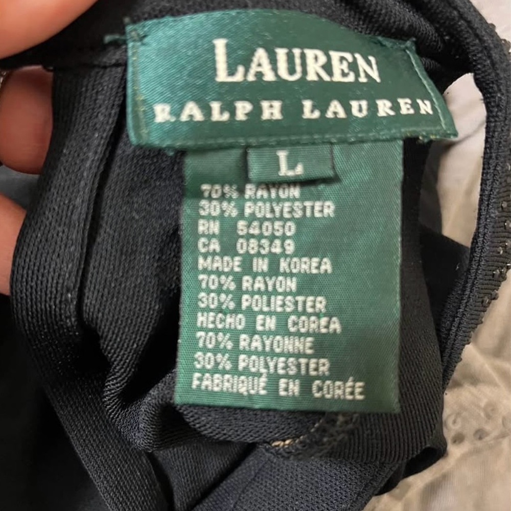 Lauren Ralph Lauren Black Rayon Blend Apparel